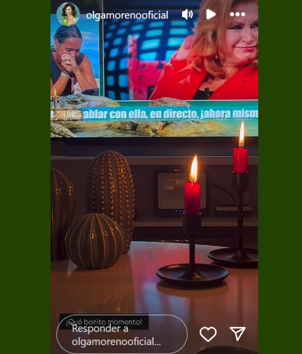 El story de Olga Moreno