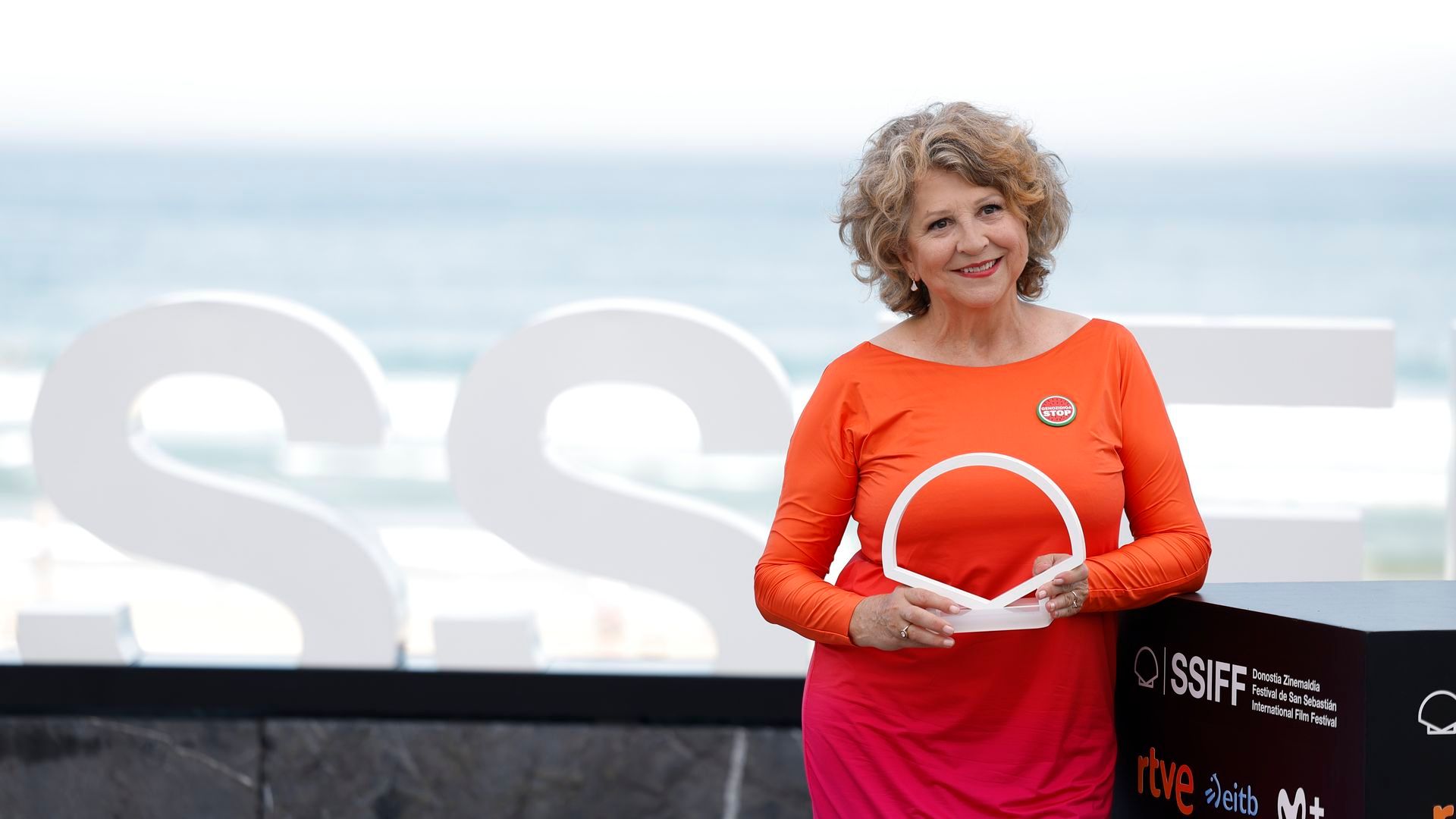 La productora Esther García, premio Donostia del 73 Festival de Cine de San Sebastián