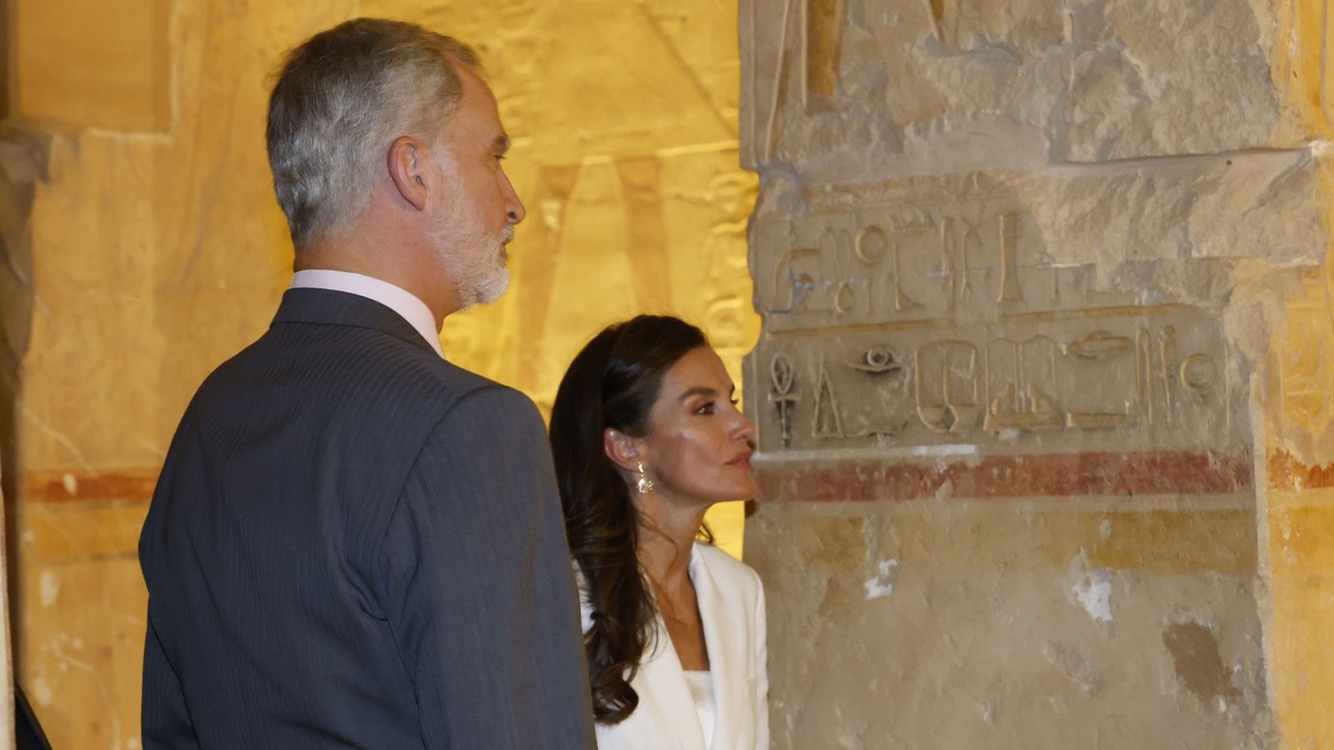 Los reyes en el templo Hatshepsut