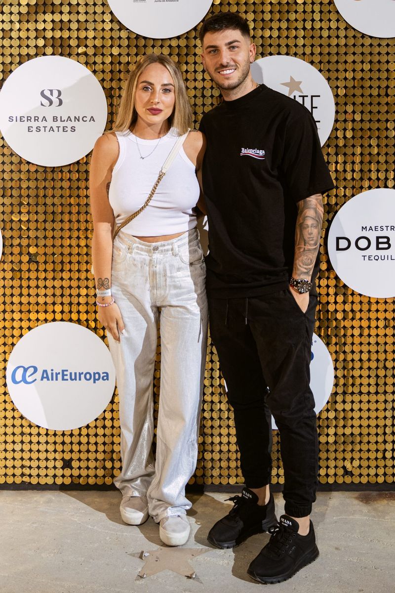 Manuel Bedmar y Rocío Flores, en el festival Starlite en 2023