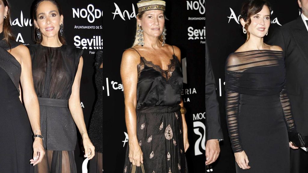 Rocío Osorno, Fiona Ferrer e Isabel Díaz Ayuso, en un montaje de fotos