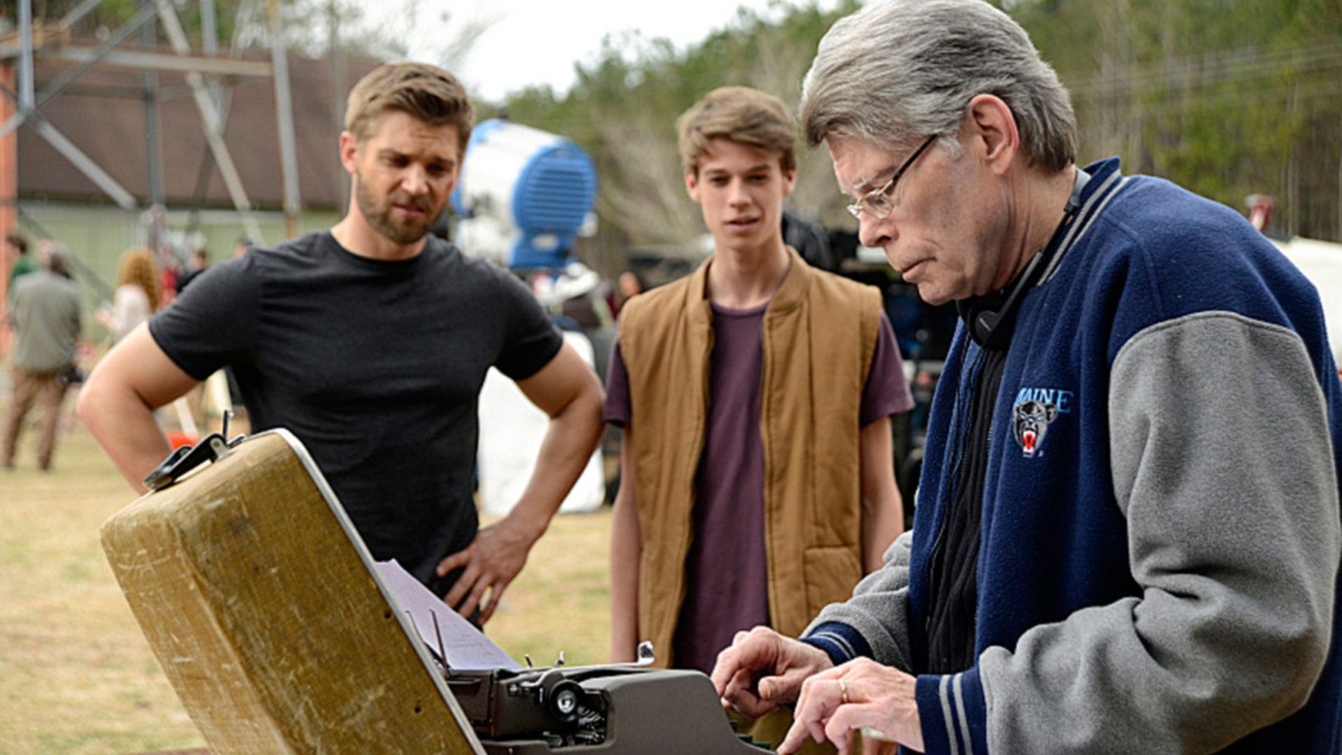 Stephen King, en el rodaje de una de sus adaptaciones al cine