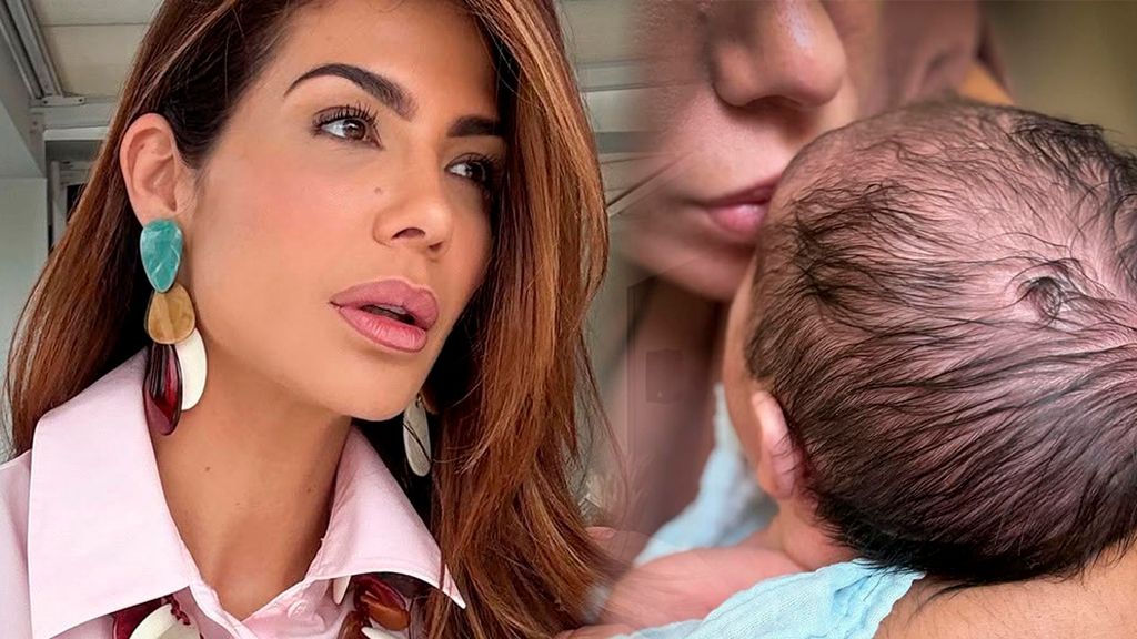 Tamara Gorro y el pequeño Álvaro