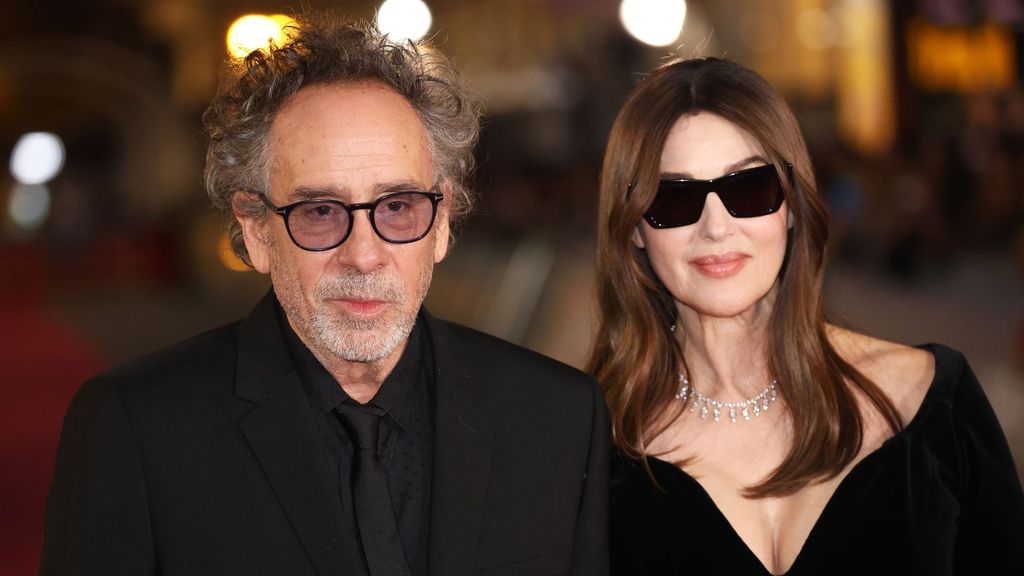 Tim Burton y Monica Bellucci