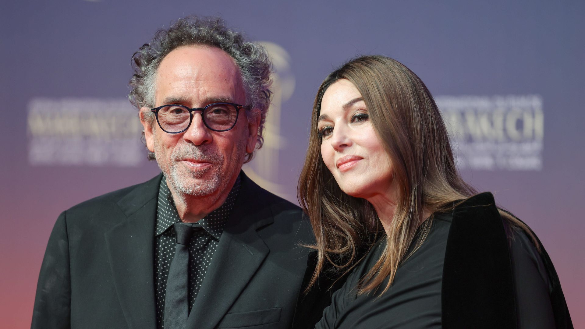 Tim Burton y Monica Bellucci