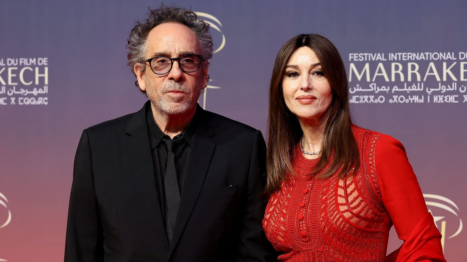 Tim Burton y Monica Bellucci