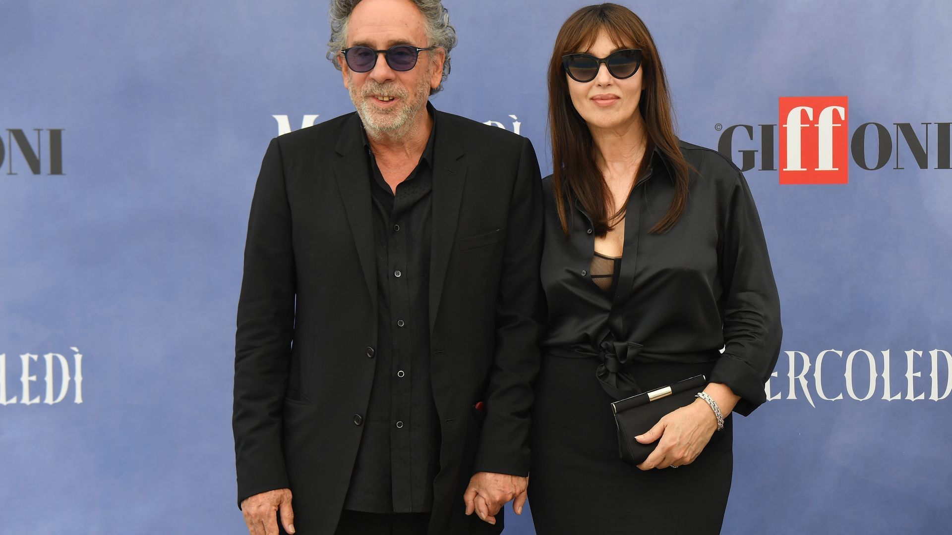 Tim y Monica en la presentación de 'Miércoles'