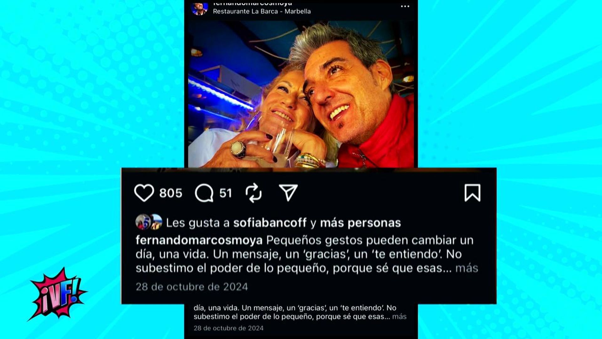 Mayte Zaldívar y Fernando Marcos