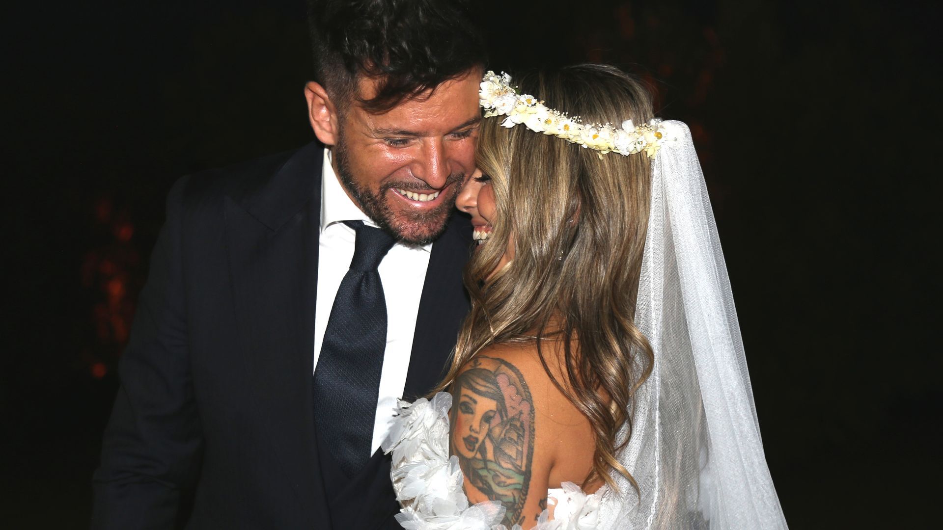 Pablo López y Laura Rubio en su boda