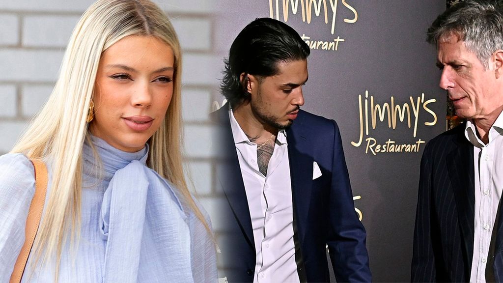 Alejandra Rubio, Carlo Costanzia y su padre, en imágenes recientes