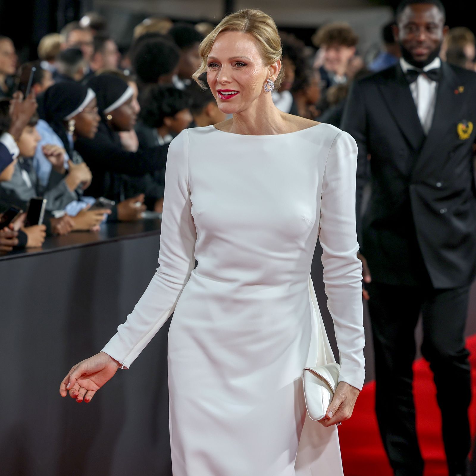 Charlene de Monáco en la gala del Balón de Oro 2025 con un vestido nupcial