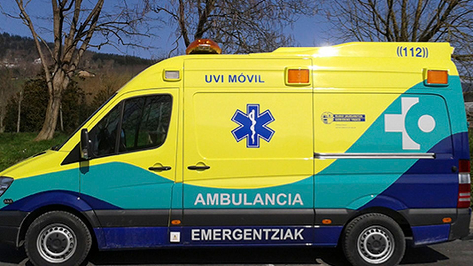 Dada la proximidad de Vitoria se movilizó una UVI móvil de Osakidetza