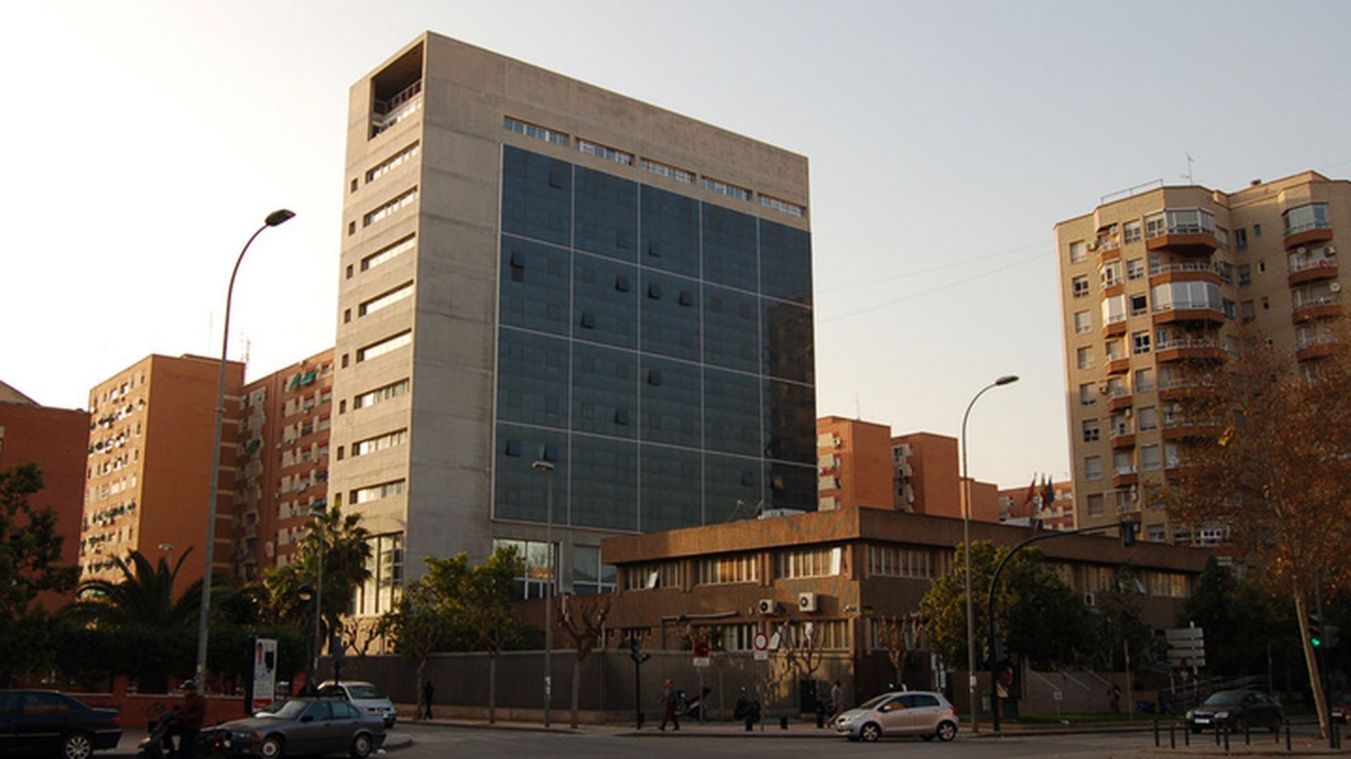 Fachada de la sede de la Consejería de Educación de Murcia