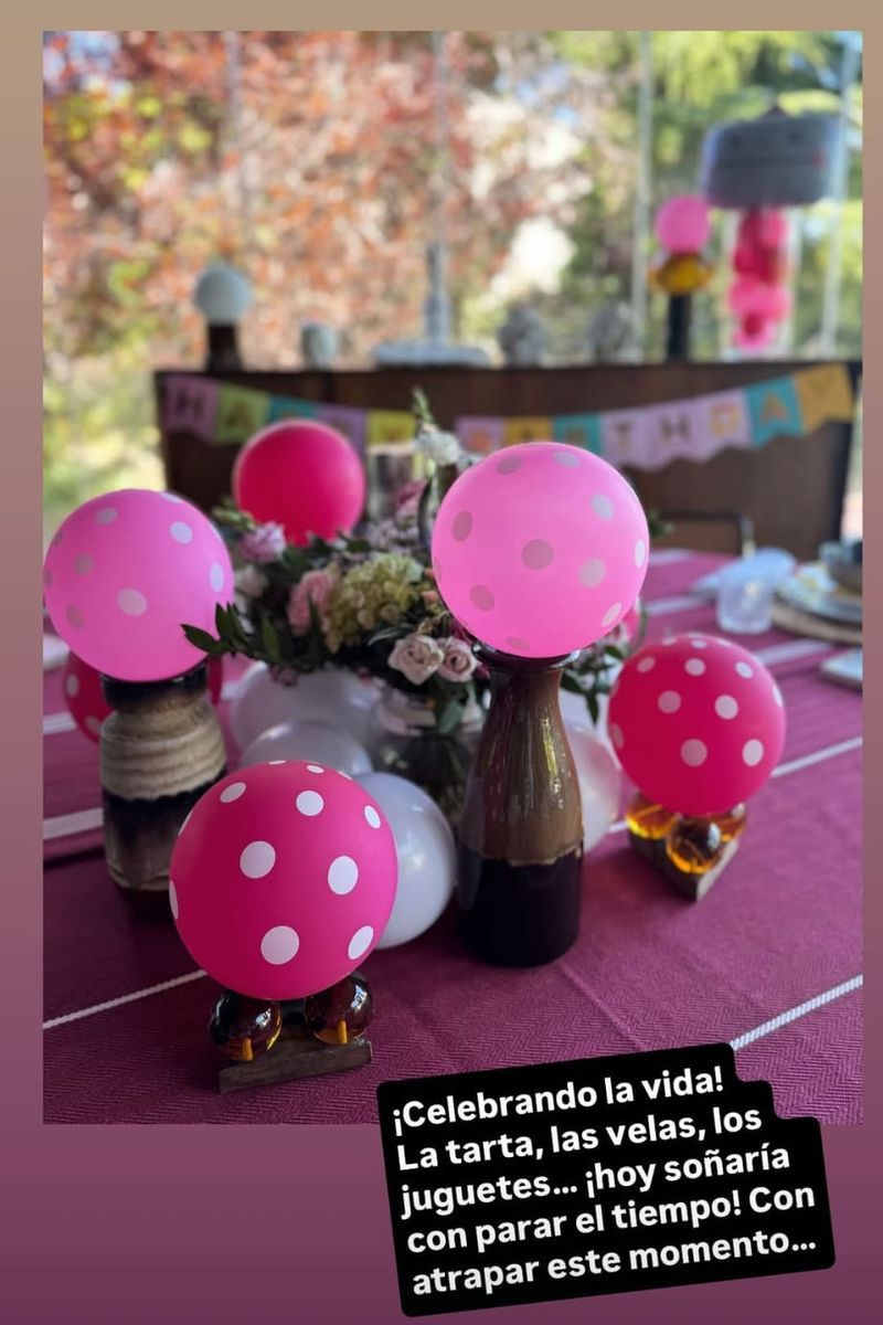 Raquel Sánchez Silva decora su casa por el cumpleaños de sus hijos mellizos