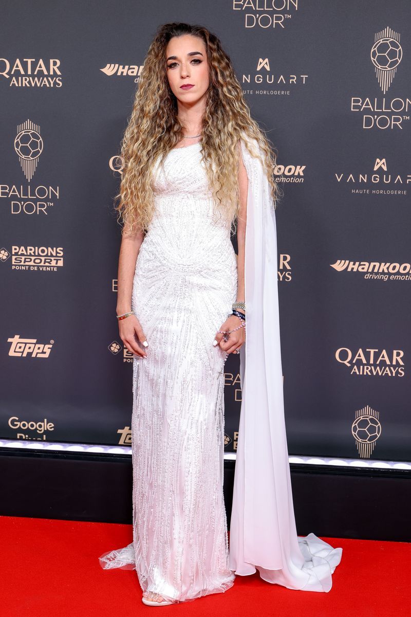 Rute Cardoso, mujer de Diogo Jota, en la gala del Balón de Oro 2025