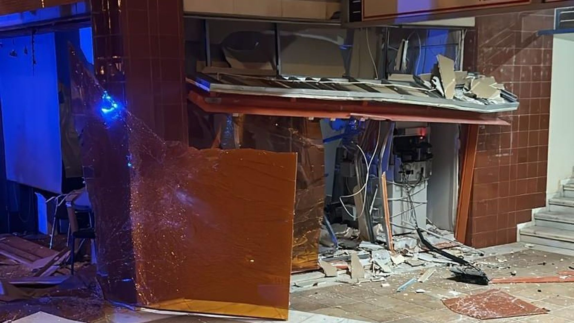 Cajero reventado en Orihuela Costa