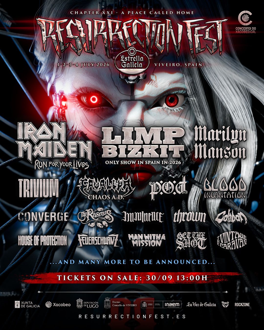 Cartel del Resurrection Fest EG 2026