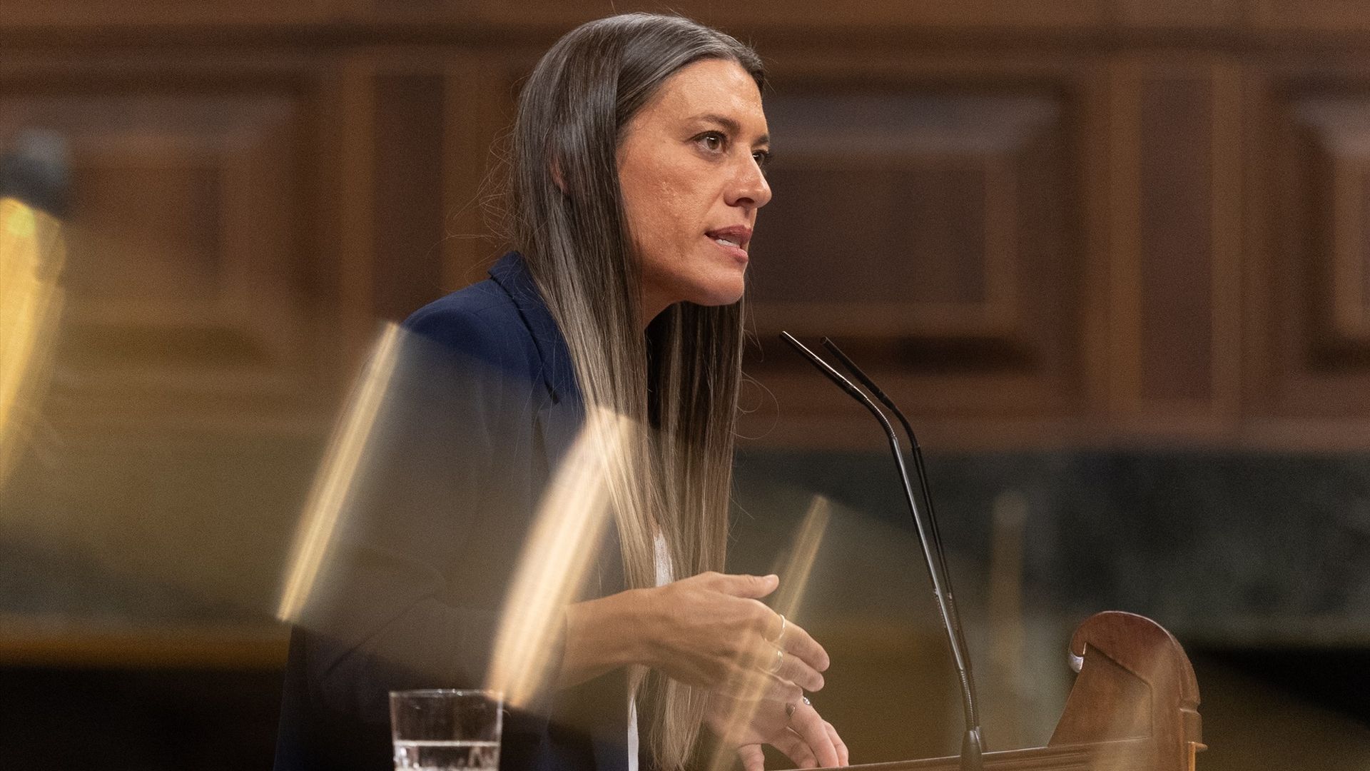 EuropaPress 6976349 portavoz junts congreso miriam nogueras interviene sesion plenaria congreso