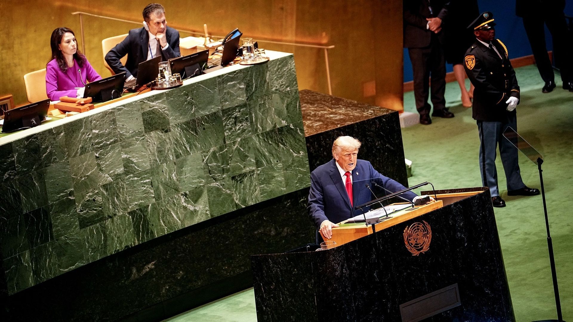 Las anécdotas de un día en la ONU: de la frase apocalíptica de Trump al telepronter roto