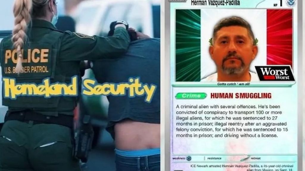 La Casa Blanca ilustra las redadas contra los migrantes con el juego ‘Pokémon’