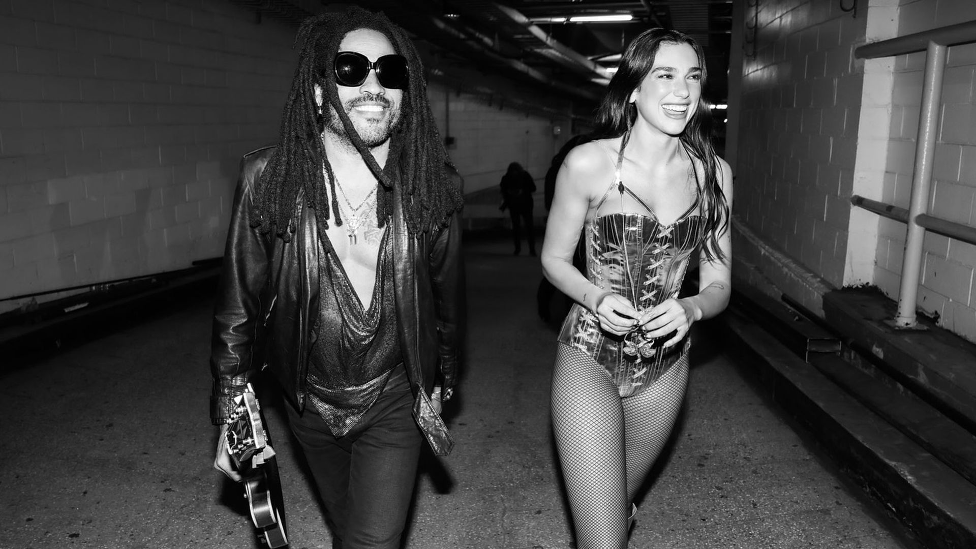 Lenny Kravitz y Dua Lipa