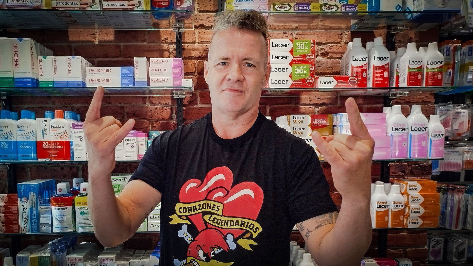 Paco Hernández, propietario de Salud y Rock’n Roll.