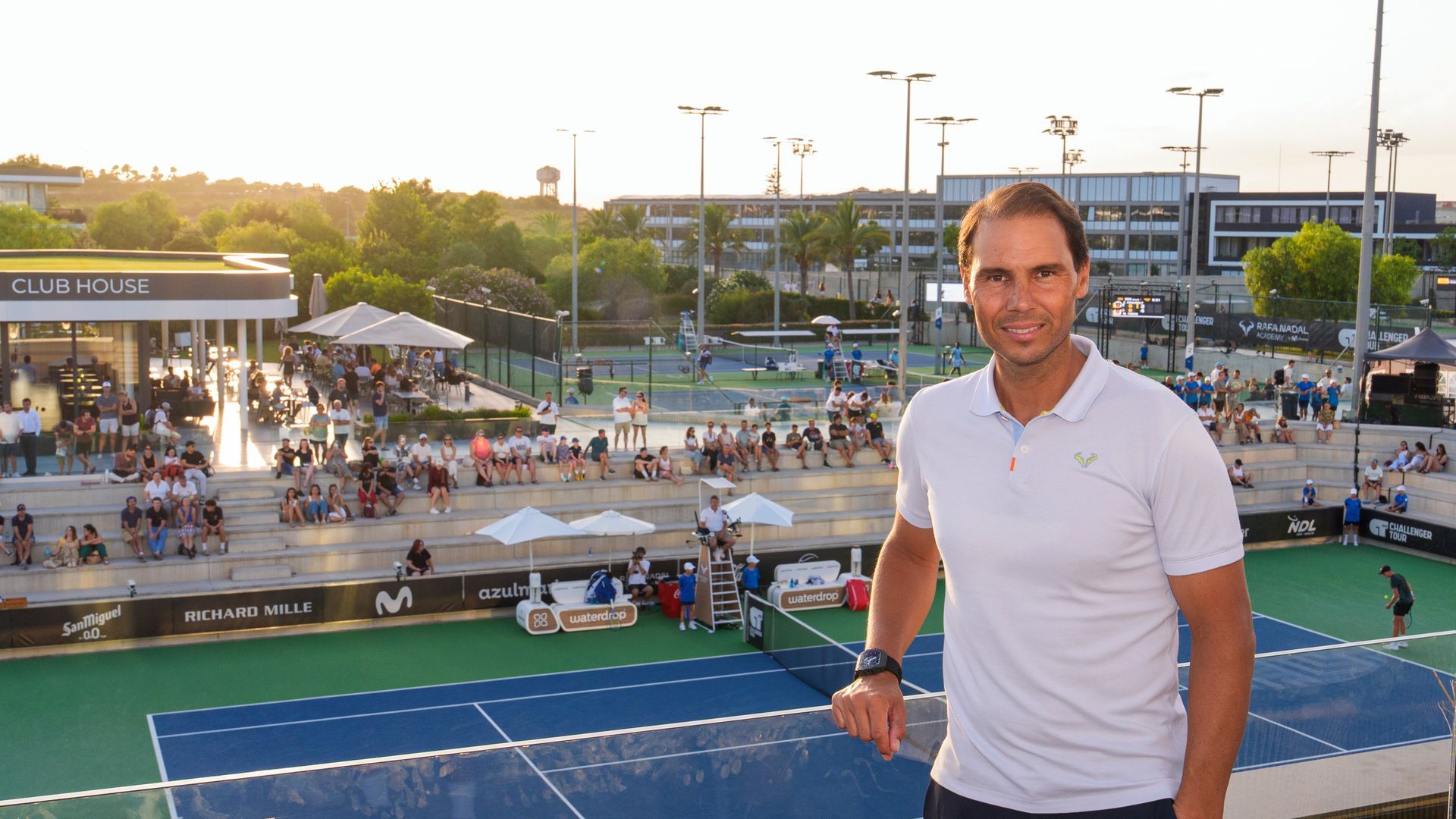 Rafa Nadal, en las instalaciones de su academia.