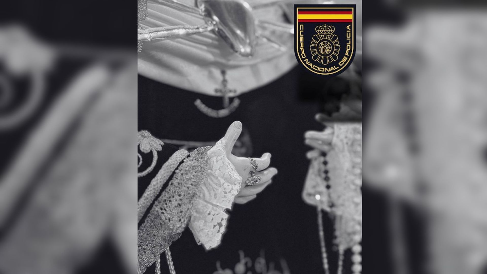 Roban los anillos de la Virgen de los Dolores en Lucena