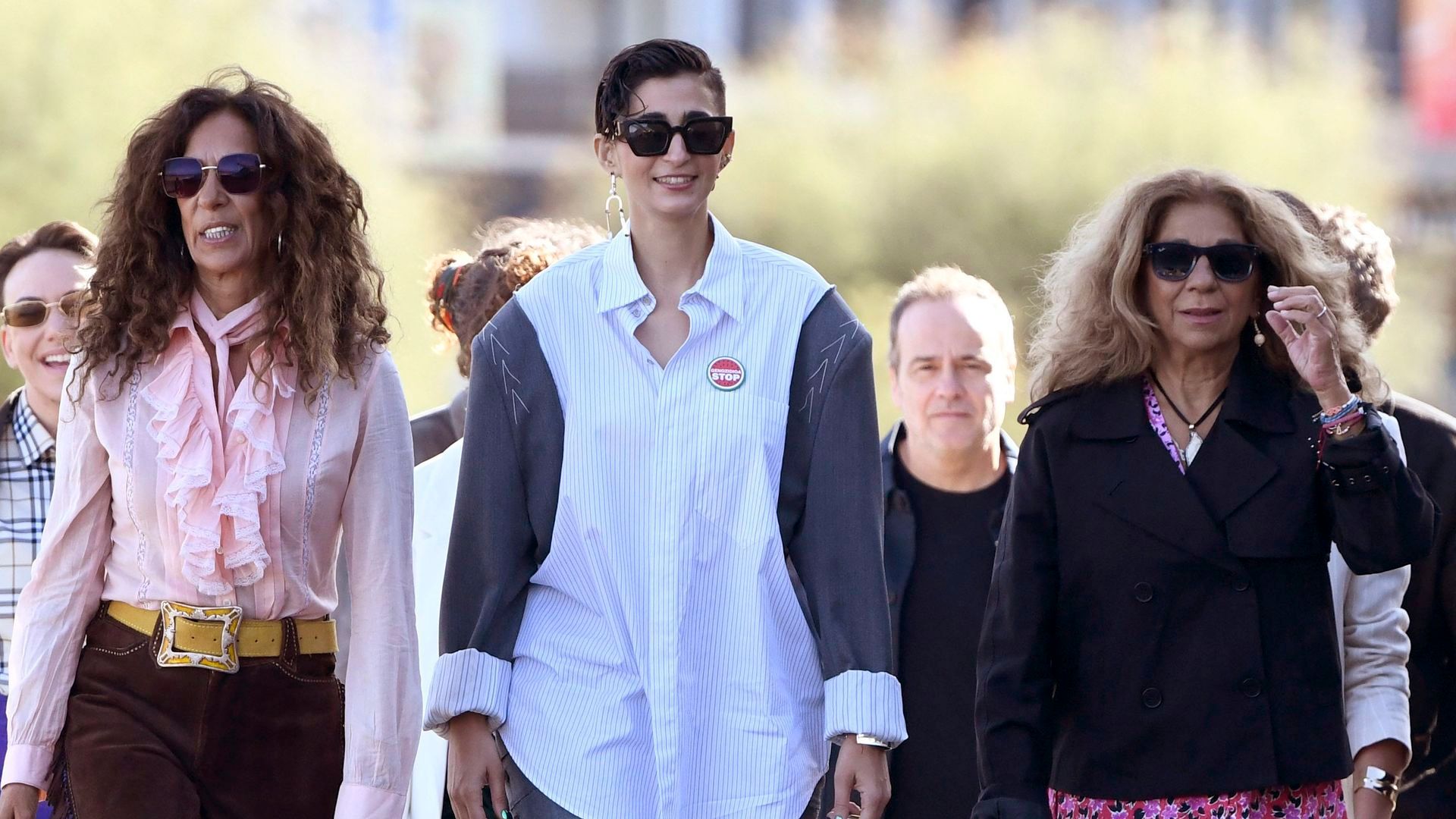 Rosario, Alba y Lolita Flores en San Sebastián