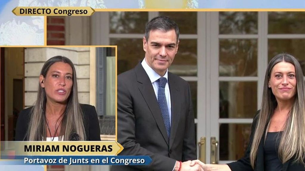  Míriam Nogueras, portavoz de Junts: "Jamás hemos sido socios de este Gobierno"