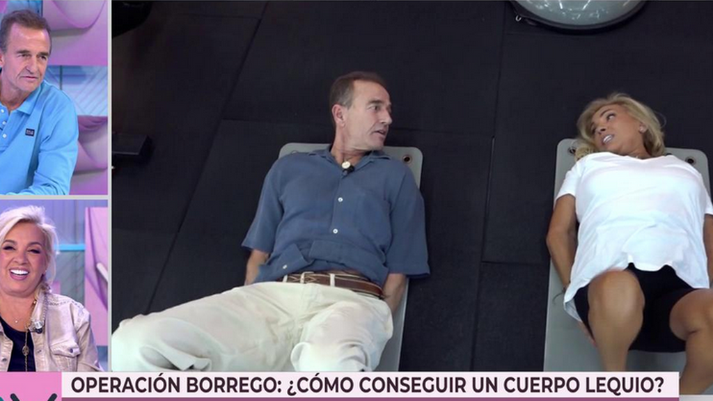Alessandro Lequio comienza a entrenar a Carmen Borrego y surgen las primeras confesiones: “Me caes tú mejor que Terelu”
