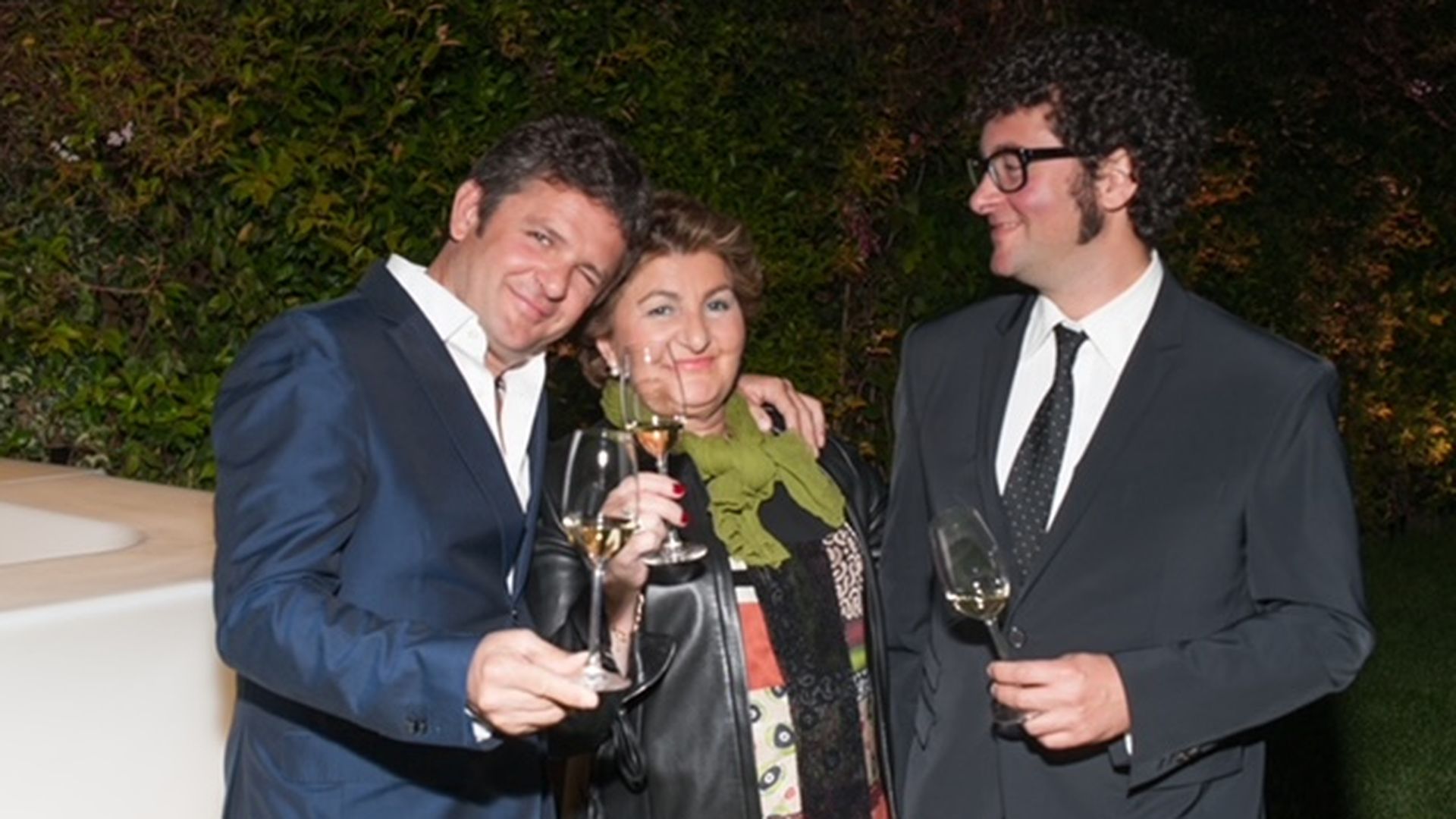 Alvaro Palacios, Chelo Palacios y Ricardo P. Palacios. Foto cedida por Descendientes de J. Palacios