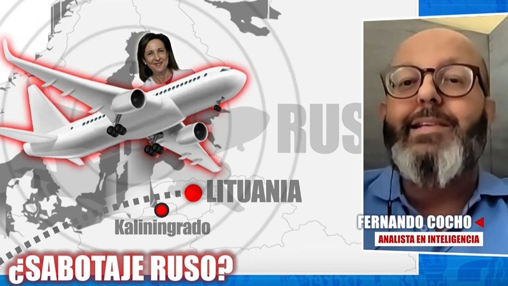 Un analista aclara lo ocurrido con el ''intento de sabotaje'' al avión de Margarita Robles en el espacio aéreo ruso: ''Es absolutamente falso''