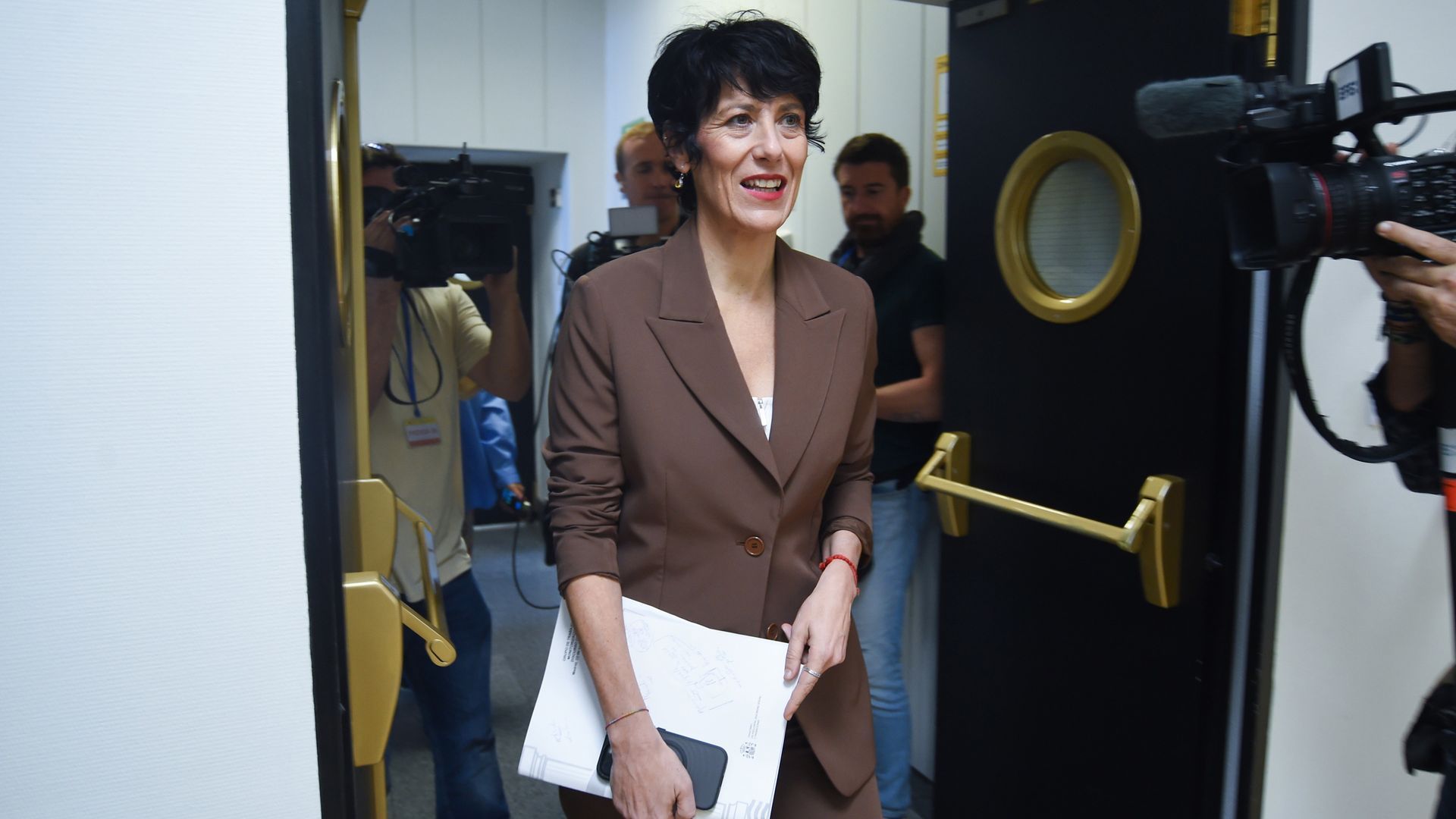 La ministra de Inclusión, Seguridad Social y Migraciones, Elma Saiz