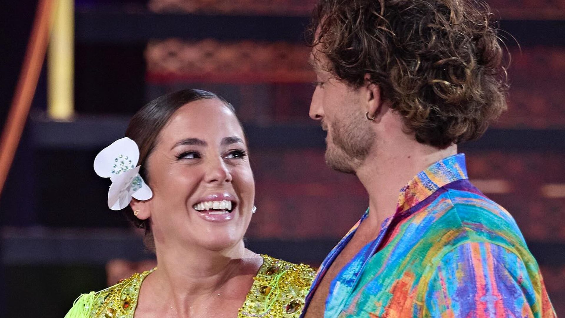 Anabel Pantoja y su maestro de 'Bailando con las estrellas'