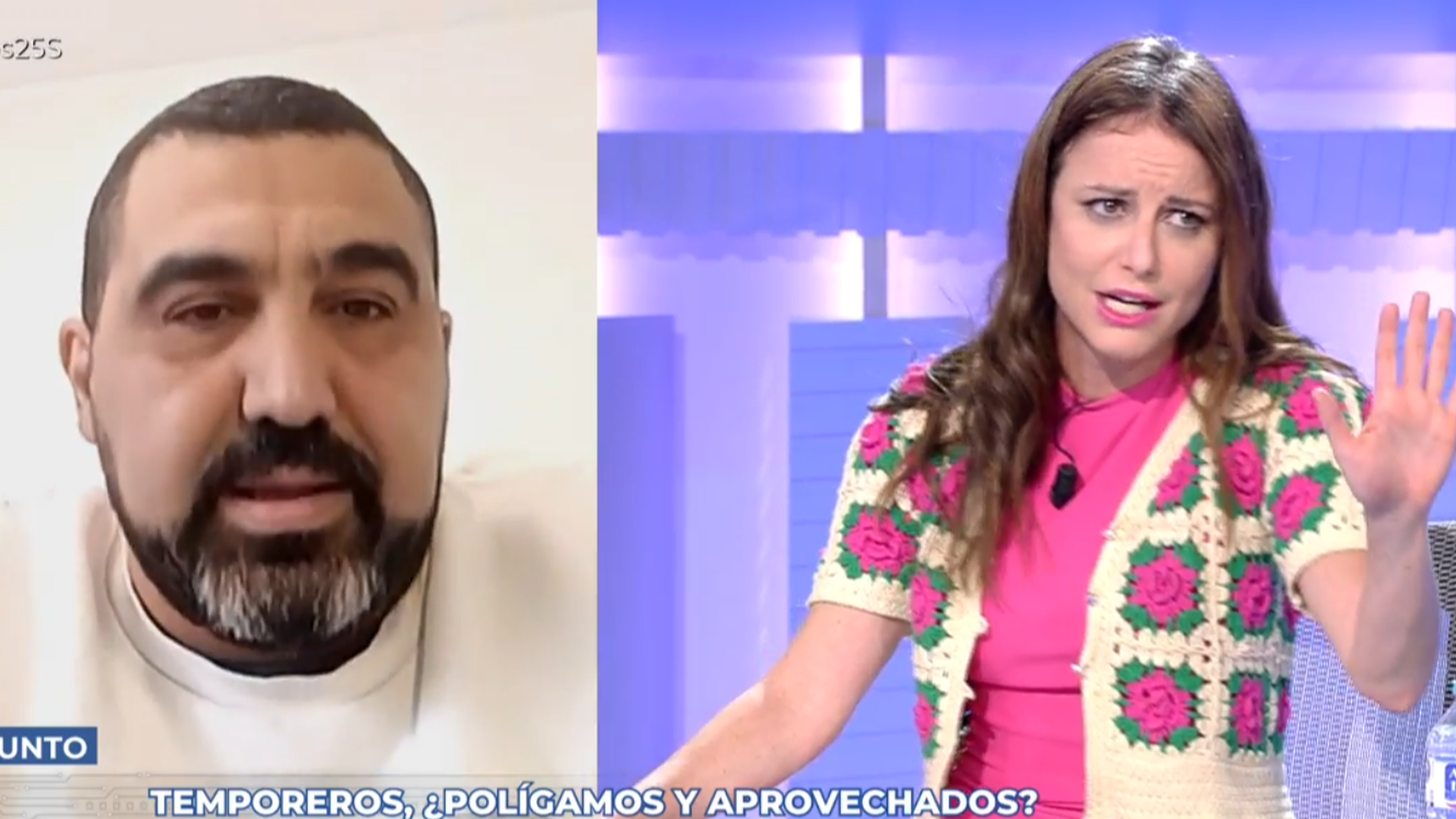 Duelo de ideas y duro enfrentamiento entre Andrea Levy y un activista marroquí: "Respeta y no seas racista" Duelo de ideas y duro enfrentamiento entre Andrea Levy y un activista marroquí: "Respeta y no seas racista"