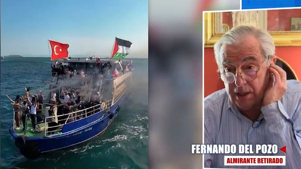 Fernando del Pozo, almirante retirado, sobre el buque militar enviado en apoyo a la Global Sumud Flotilla: ''Es un error de grueso calibre''