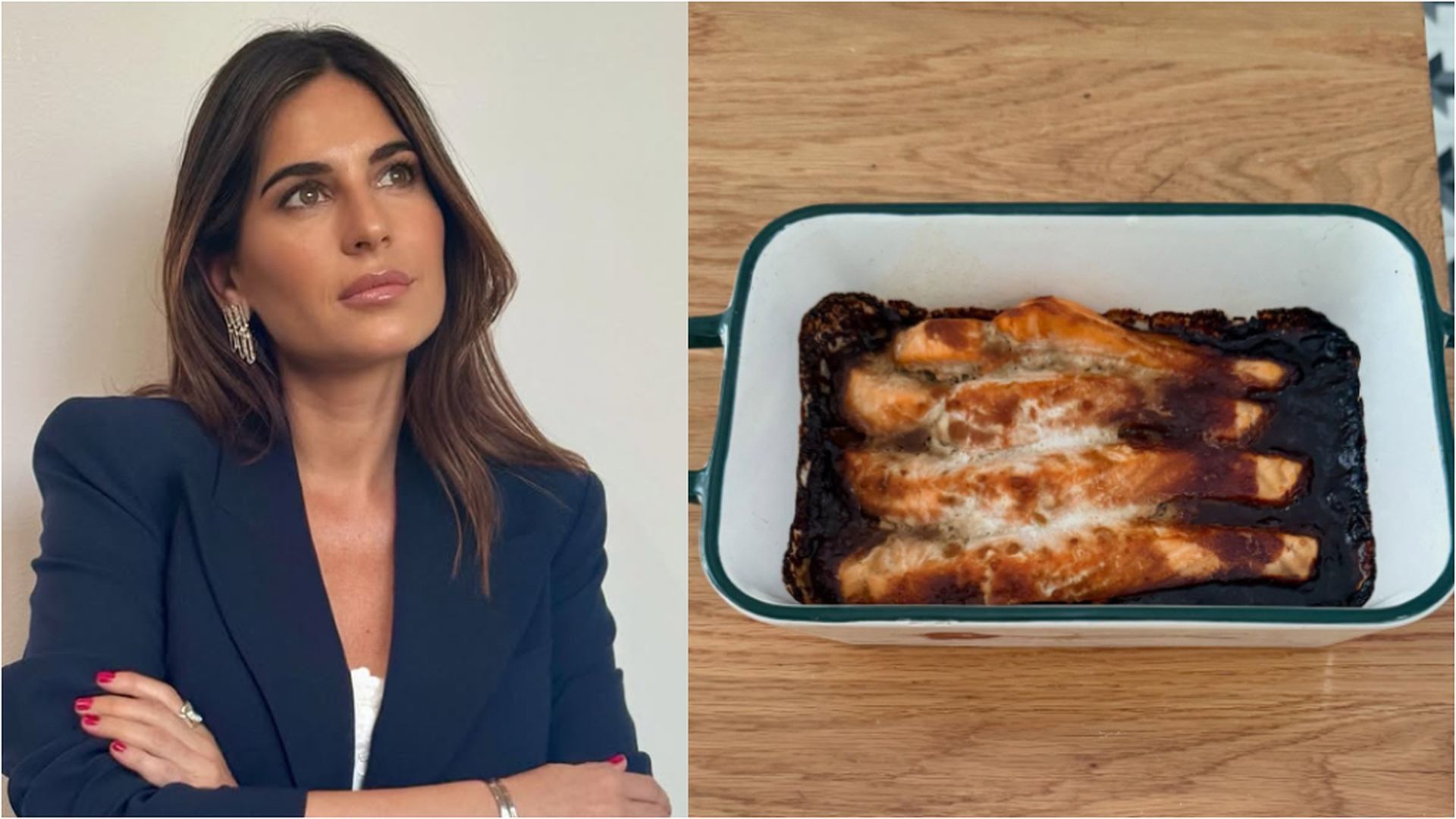 La receta con salmón de Lourdes Montes