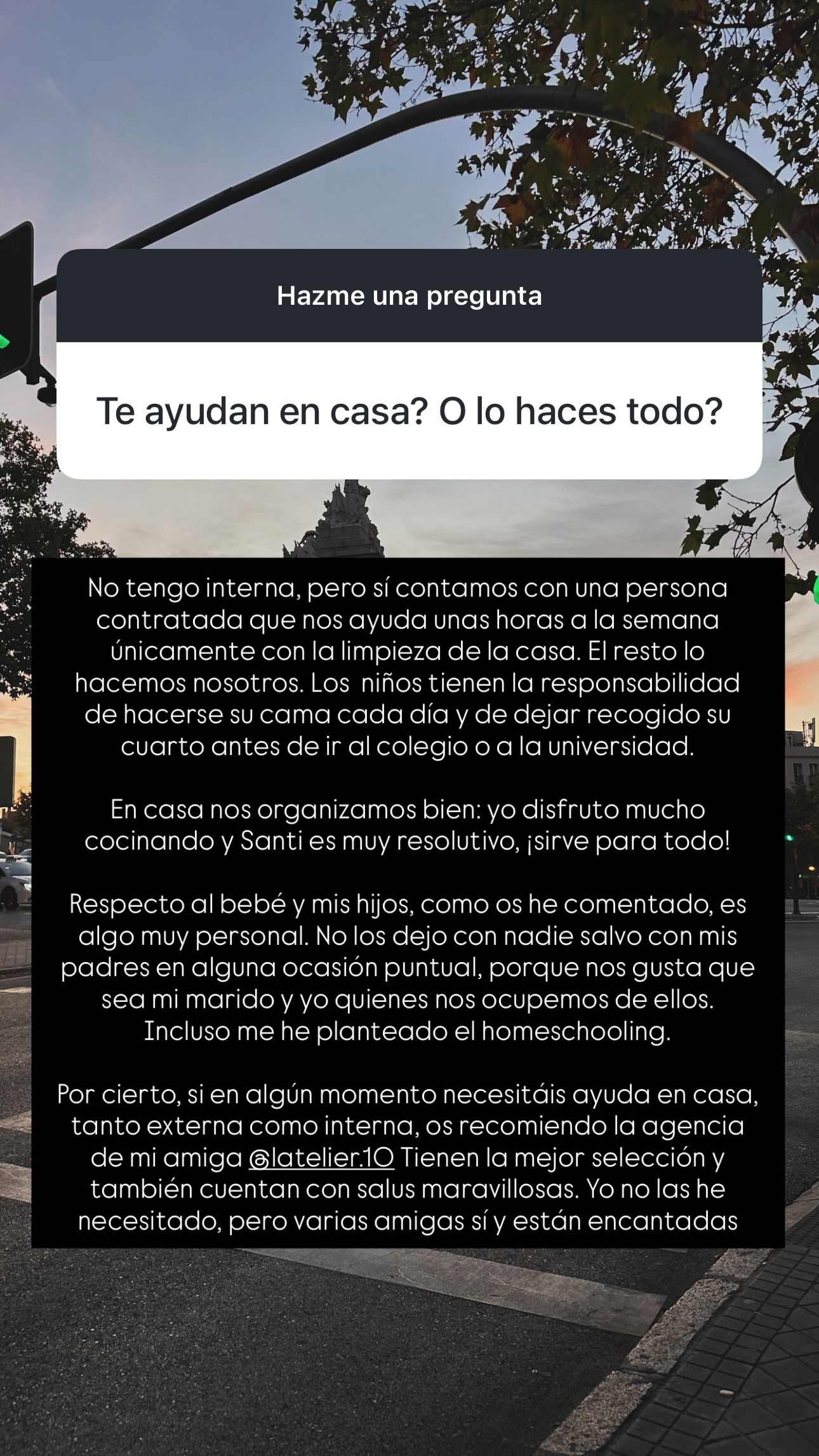 Lidia Bedman aclara cómo ella y Abascal se reparten las tareas