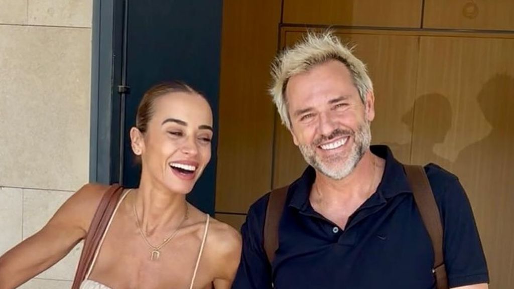 Santi Cañizares juto a su novia, Noemí