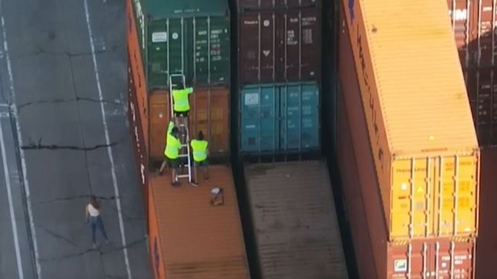 Detenidos 81 miembros de una red criminal que introducía droga en el puerto de Valencia con 'hombres araña'