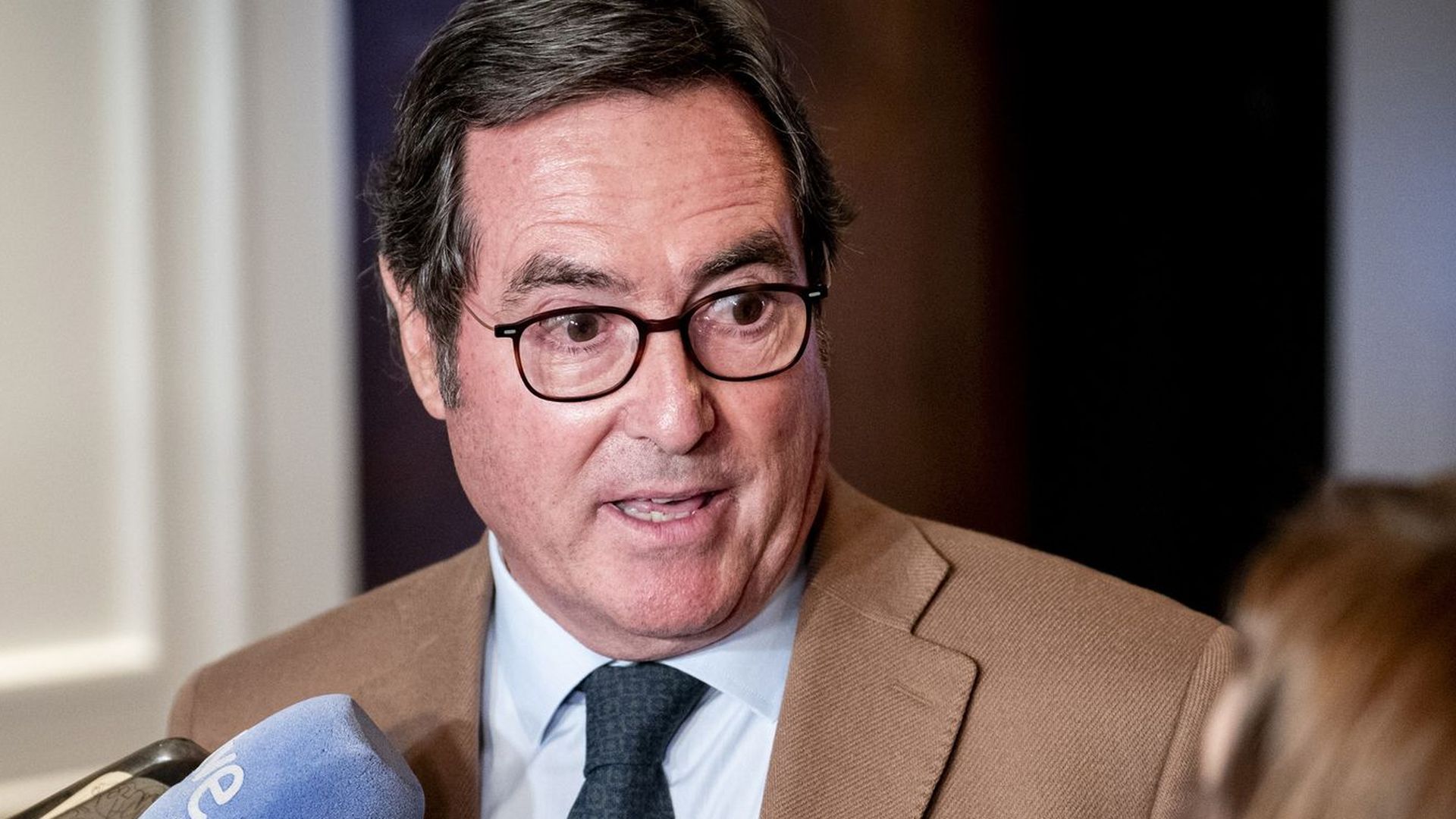 El presidente de la CEOE, Antonio Garamendi, durante la primera jornada del Forbes Spain Economic Summit 2025