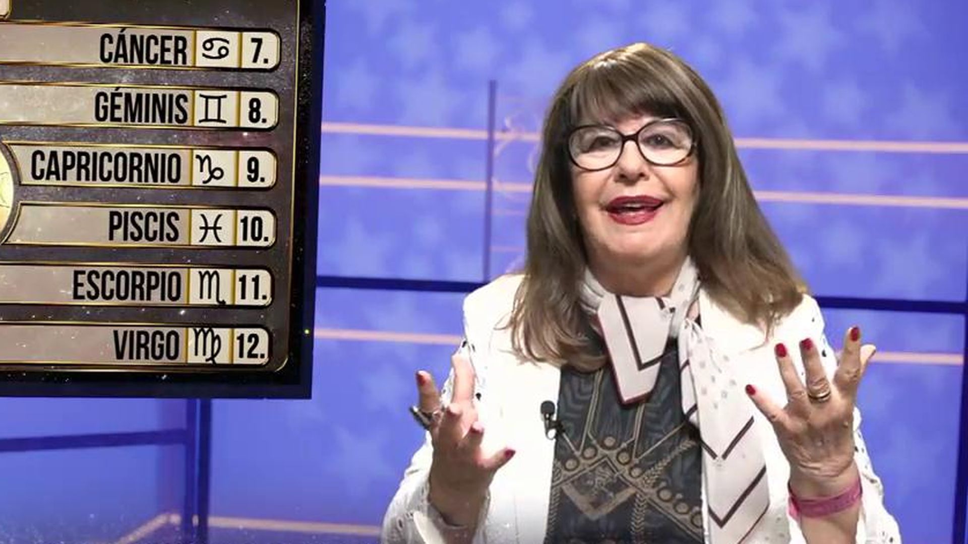 Esperanza Gracia, en su programa de Telecinco
