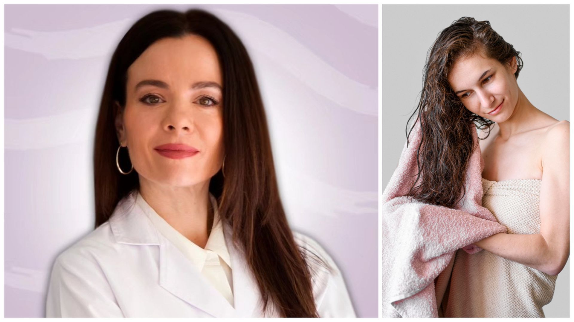 Helena Rodero y una mujer frotándose en pelo