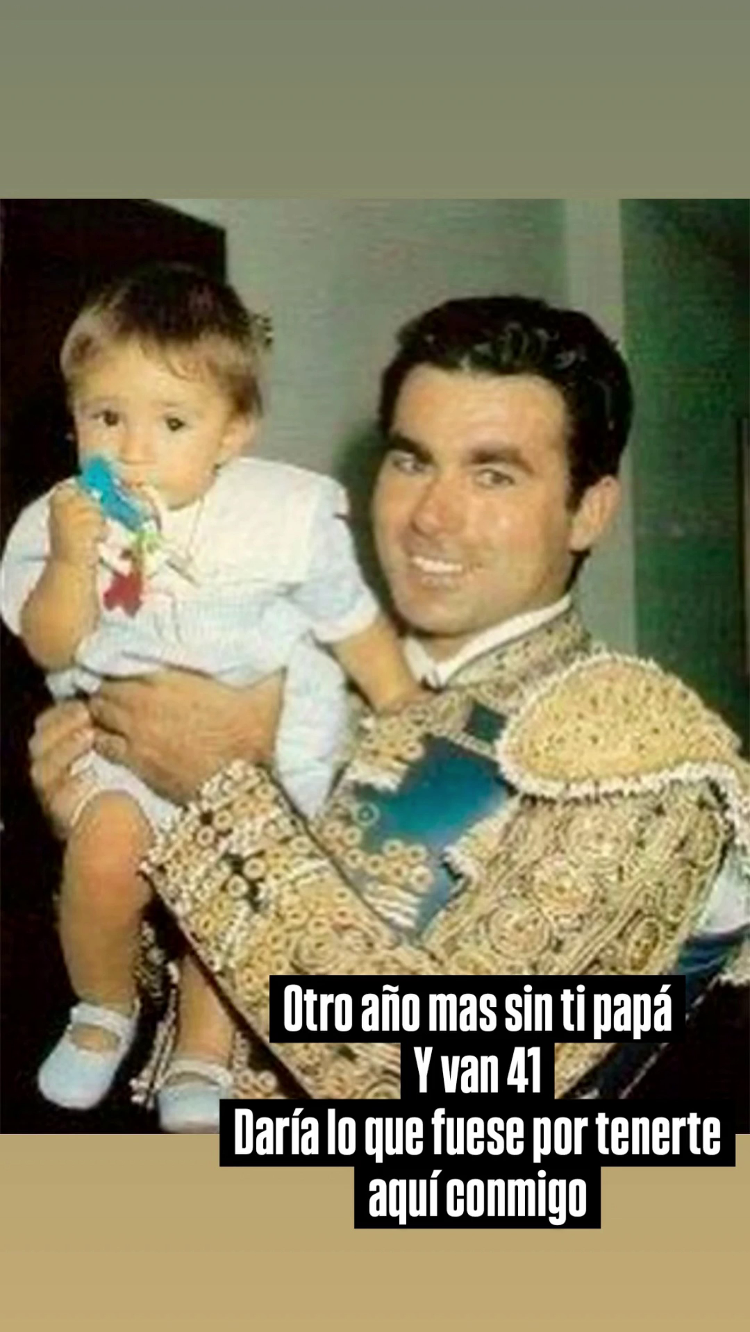 Kiko Rivera recuerda a su padre en el 41º aniversario de su muerte