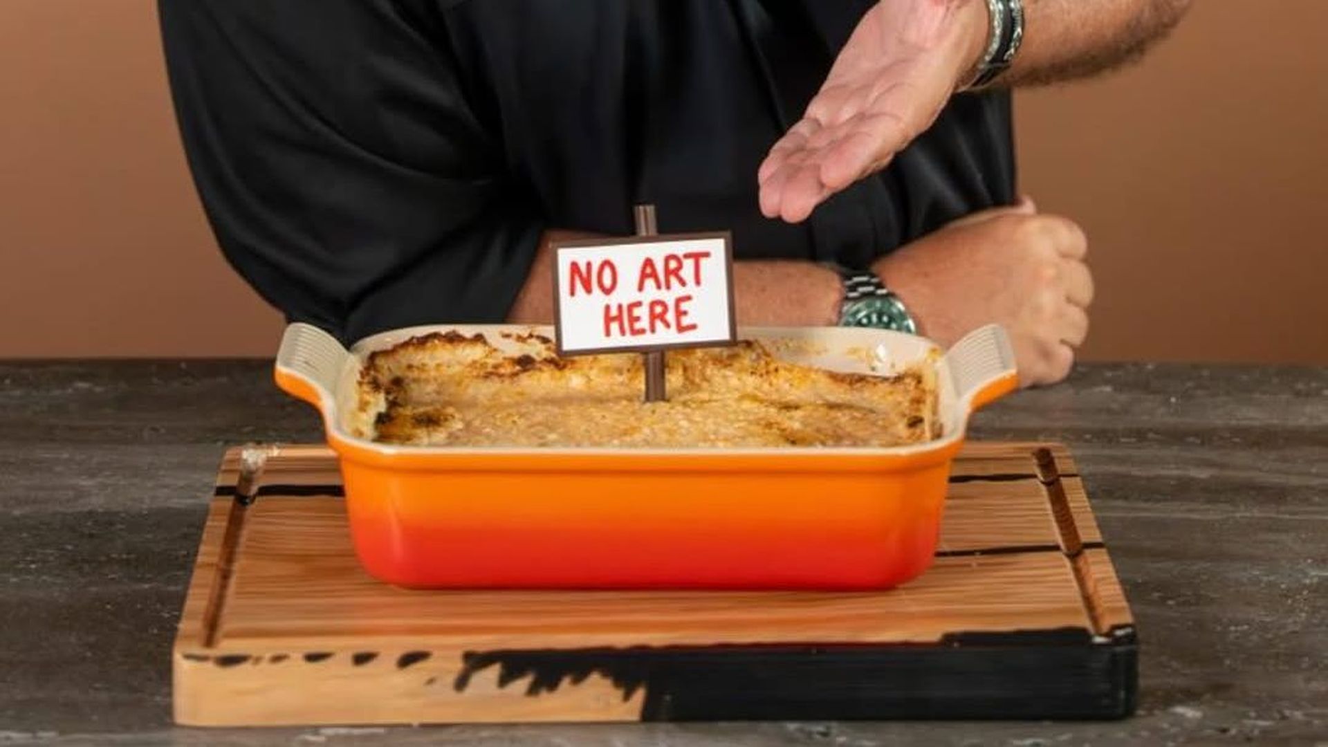 La tarta de queso gratinada de Dani García