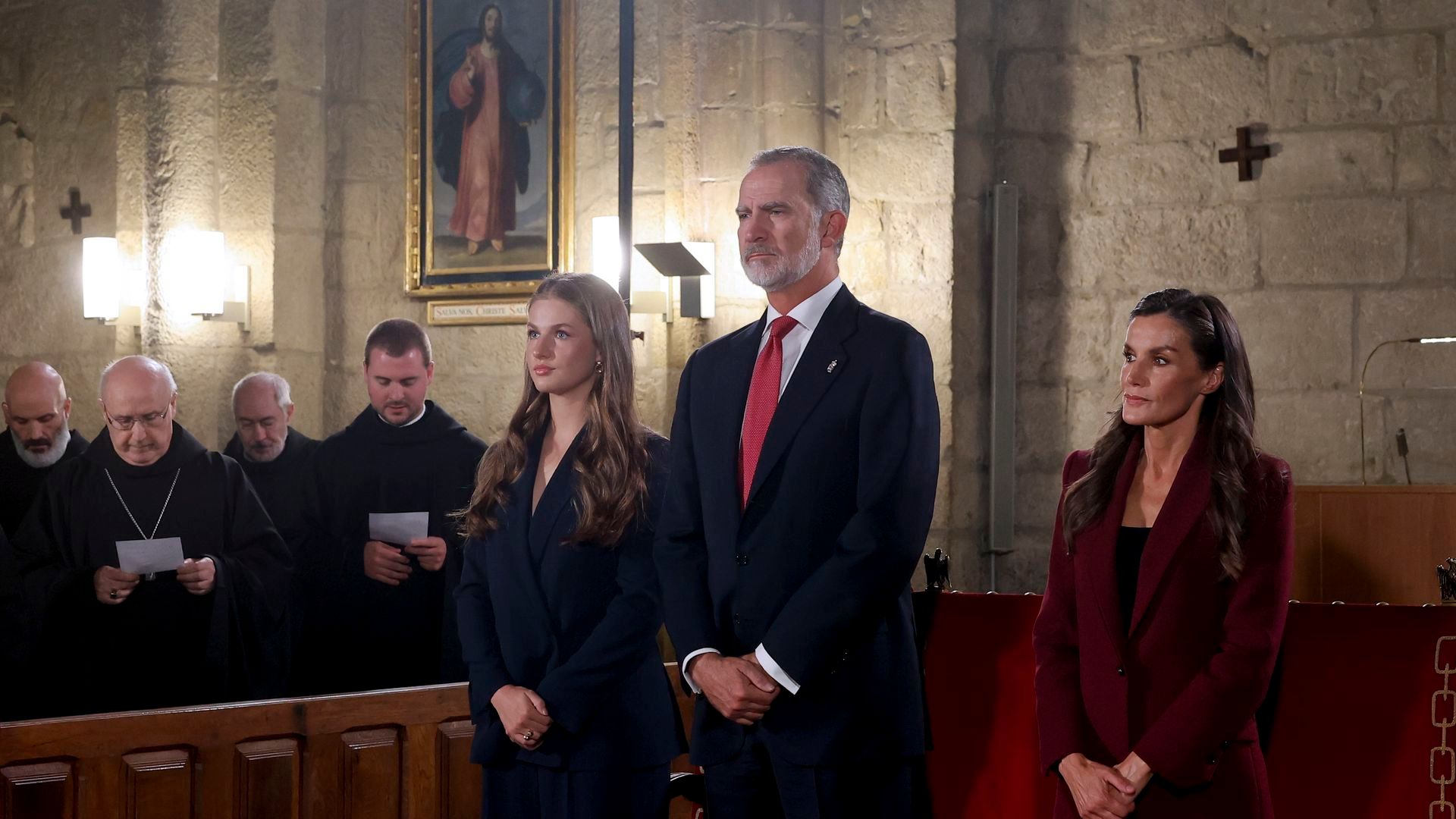 Los reyes y la princesa Leonor presiden el homenaje a los reyes de Navarra y al Reino de Navarra