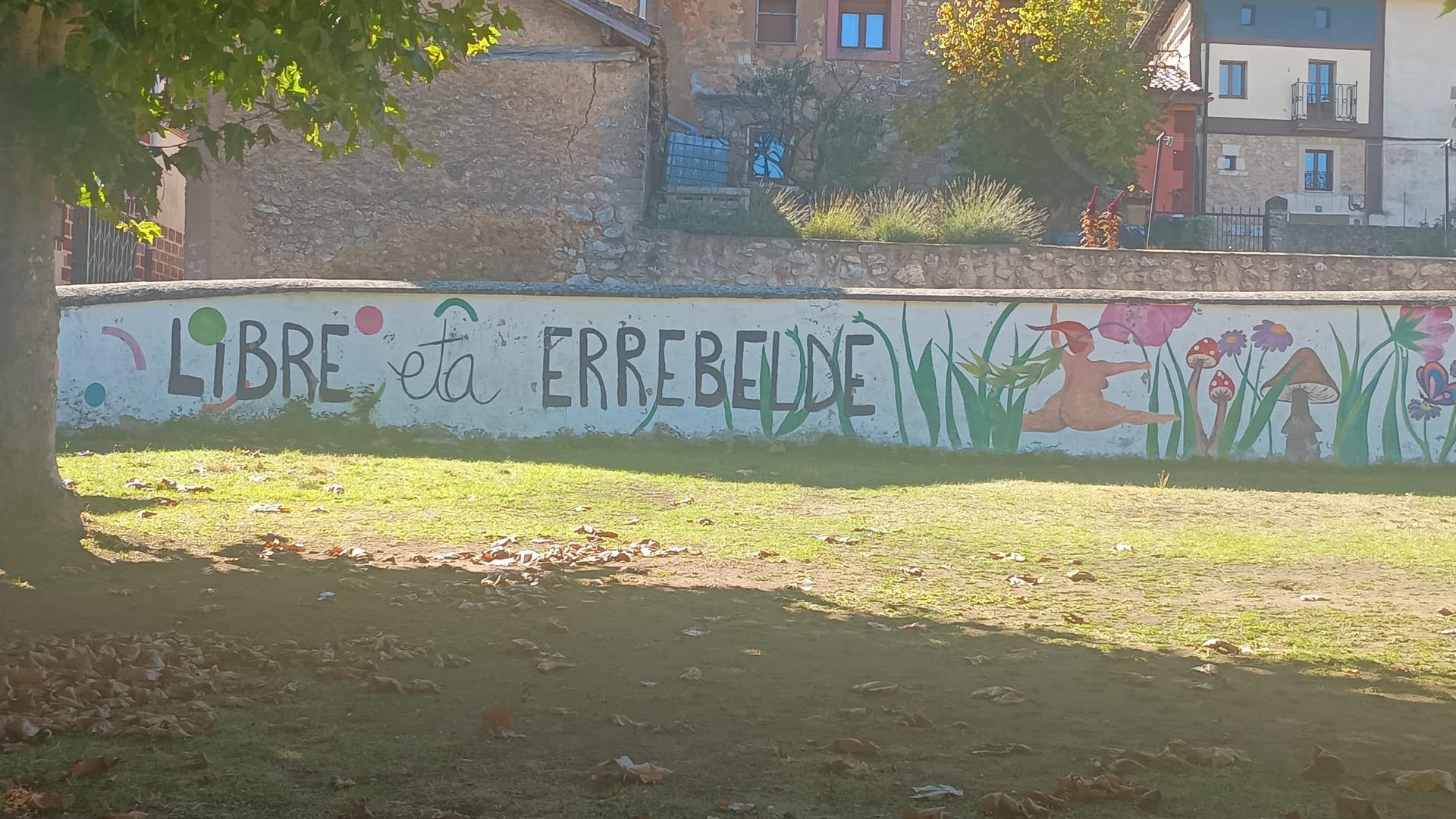 Lugar en el que se desarrollaban los campamentos en Bernedo, Álava