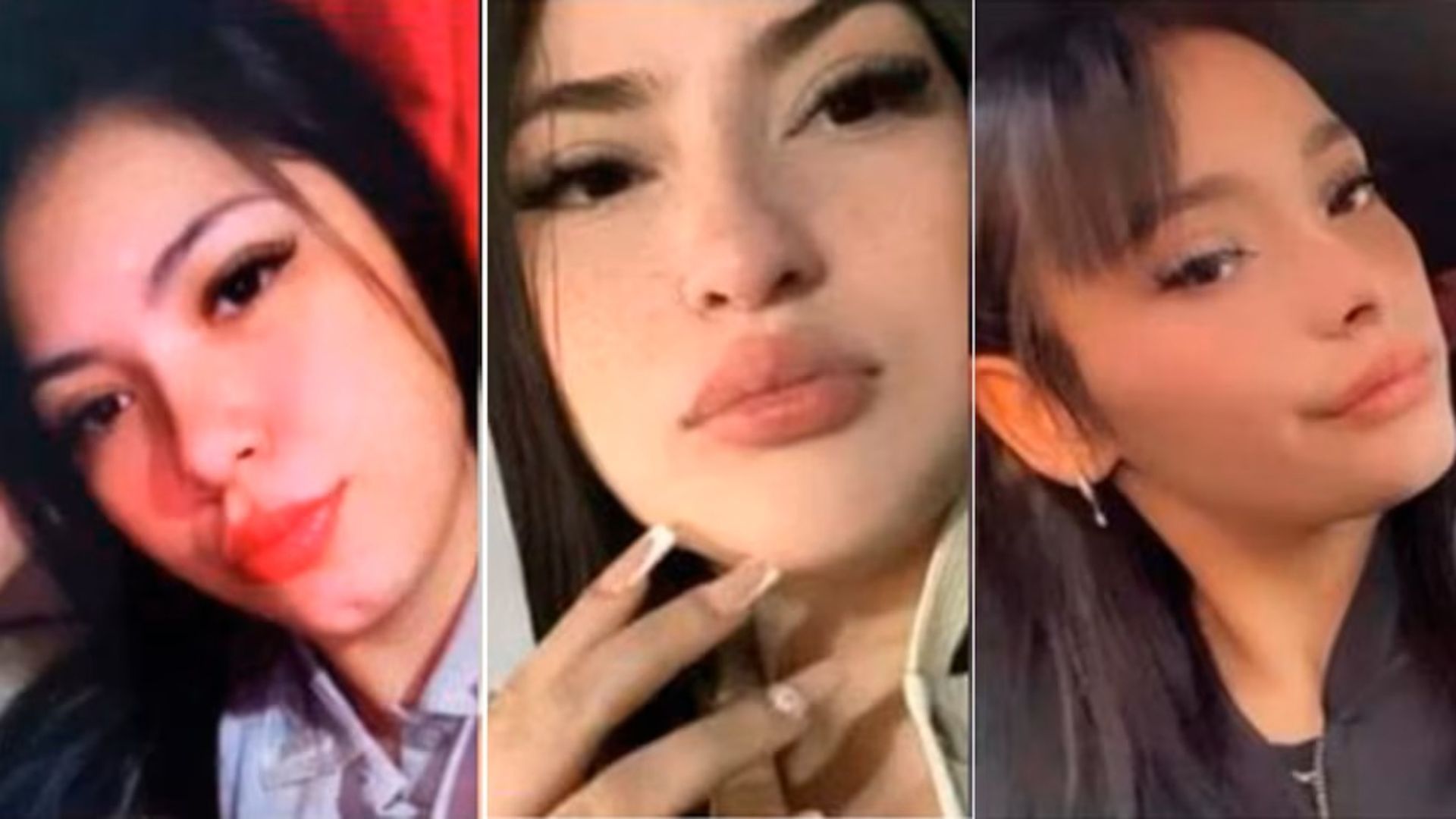 Morena, Brenda y Lara, las tres jóvenes asesinadas.