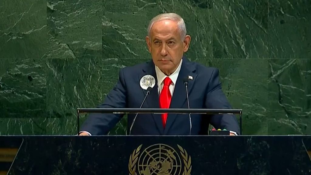 La mayoría de los líderes políticos abandona la Asamblea de la ONU durante el discurso de Netanyahu